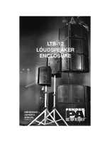 Fender LBT-12-Loudspeaker-Enclosure - Owners Manual